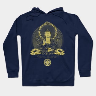 Siddhartha Gautama Buddha Yellow Hoodie